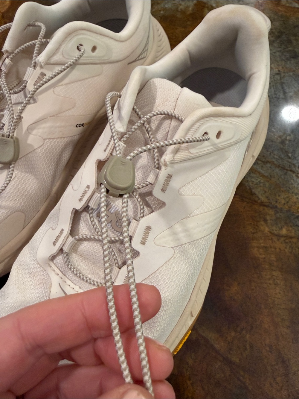 Hoka Transport Women’s White / tan Lightweight Running Sneakers size 10B - Picture 14 of 14